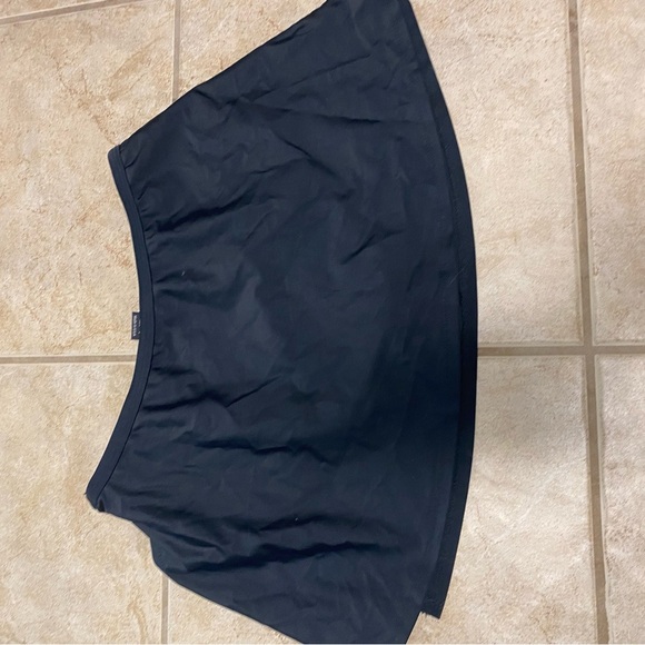 Nwot ENLA EN LA Black  Swim Skirt W Bikini Bottom  One Piece Swimsuit 8 - Picture 5 of 6